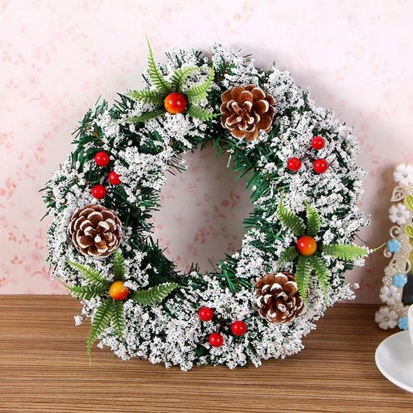 

wall hanging christmas wreath decoration for xmas party door garland ornament home decor holiday accessories drop ornament