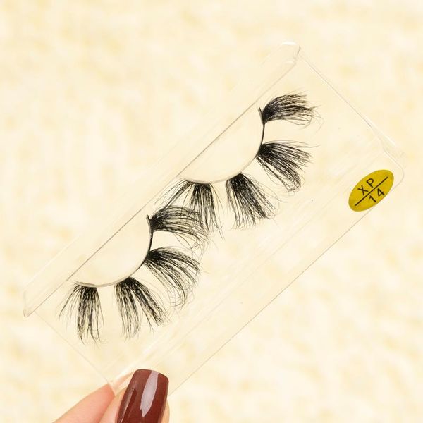 

new 25mm mink lashes fluffy hand made mink lashes real siberian with custom box