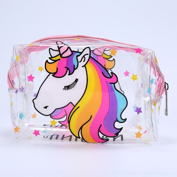 

01fpe newcosmetic japanese transparent wash large and korean storage bag waterproof pvc capacity travel storage pg4by bag