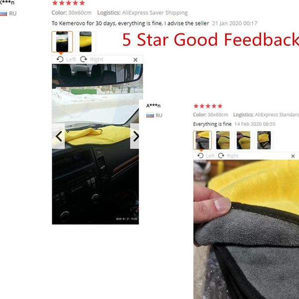 

3x 30x40cm thick care detailing polishing microfiber fiber home washing super absorbent car towel cleaning cloths polyester h jllubf