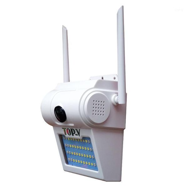 

cameras 2021 outdoor waterproof cctv camera support color night vision motion detection two-way talk wall flood light ip camera1
