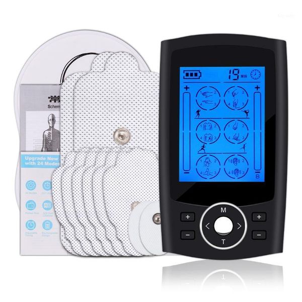 

ems muscle stimulator tens unit 24 modes digital palm device pain relief machine for neck back lumbar therapy body massager1