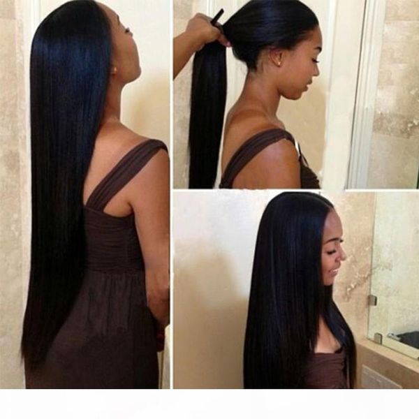 

bemiss brazilian virgin human hair weaves indian cambodian mongolian peruvian brazilian straight health and beauty hair bundles, Black