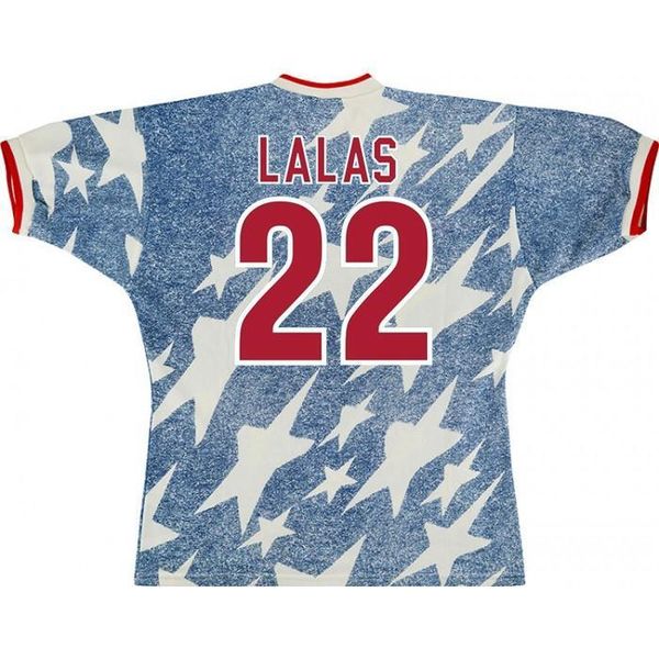 

1994 retro america lalas classic soccer jersey 94 stewart wegerle balboa united return football shirt perez jones states ancient maillot, Black;yellow