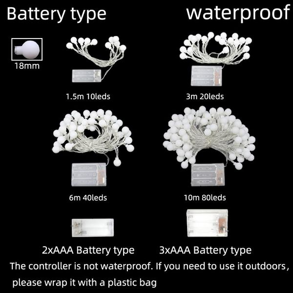 

номер декор светодиодные огни струнные огни 5 м 10 м сказочные огни красочные шаровые струнные столовые украшения рождество swy sqceef bbgar