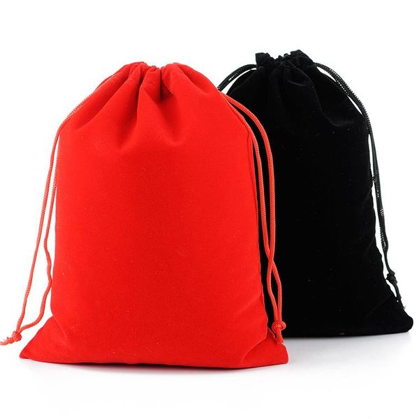 

bolsas de regalo 20x30cm 50pcs large packaging drawstring wedding gift velvet pouch