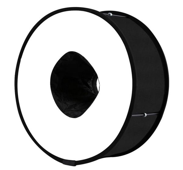 

flash diffuser professional speedlight accessories pgraphy foldable universal softbox flash light annular 45cm