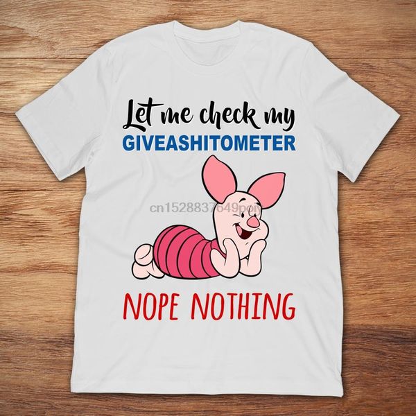 

piglet let me check my giveashitometer nope nothing t-shirt sport hooded sweatshirt hoodie