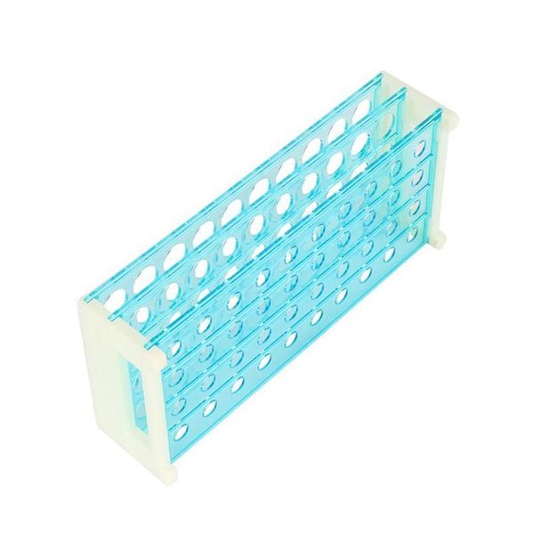 

plastic test tube stand holder for 18mm diameter test tube 50 holes positions three deck test tube bracket laboratory jlloew
