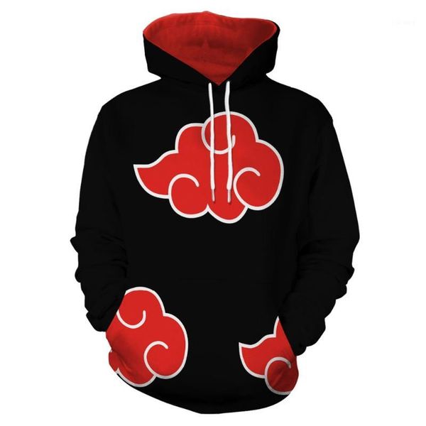 

men's hoodies & sweatshirts 3d hoodie akatsuki cosplay sweatshirt anime itachi uchiha men women kid print clothing1, Black