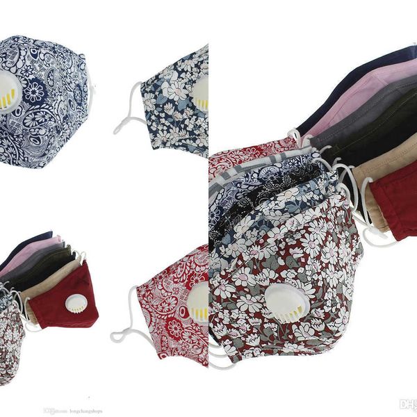 

face washable reusable mask anti-dust pm2.5 masks dhl valve protective cotton face masks csnki 57lc