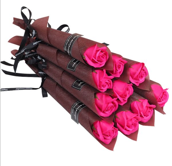 

2021 to your lover valentines day birthday christmas gift decorative flowers artificial rose flower soap flower wedding decoration honey