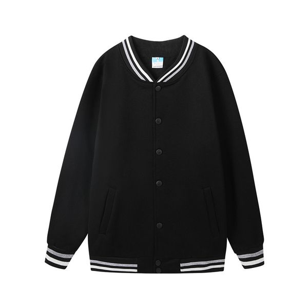 

varsity jacket women baseball uniform black outwear velvet 201026, Black;brown