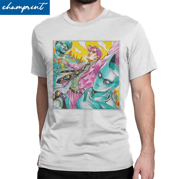 

vintage jjba kira queen for o neck jojos bizarre adventure anime jjba manga plus size clothing sport hooded sweatshirt hoodie men t shirt