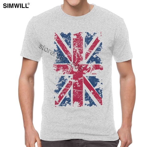 

fashion vintage union jack distressed flag printed great britain uk national pride short sleeves tee hooded sweatshirt hoodie men t shirt