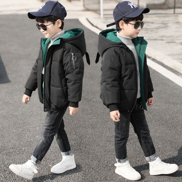 

одежда мальчиков зимняя одежда ватник корейской версии 2020 новый cuhk детскую вниз хлопка пальто чуждого, Blue;gray