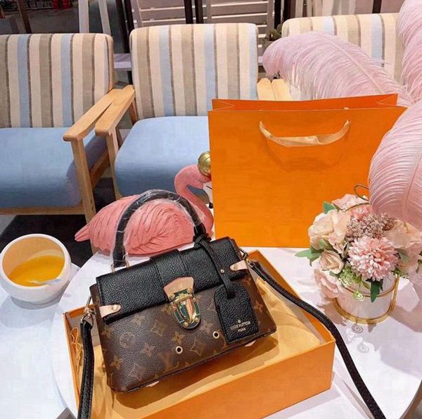 

original leather handbags shoulder bag luxury handbags purses clutch women leather tote crossbody bags -l2038, Black