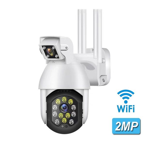 

cameras dual lens 1080p ptz ip camera wifi outdoor speed dome wireless security pan tilt 4x digital zoom cctv surveillance