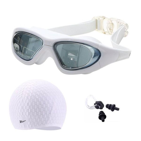 

myopia swimming glasses earplug silicone swim cap bag pool women waterproof eyewear uv protect prescription diving goggles qylspl