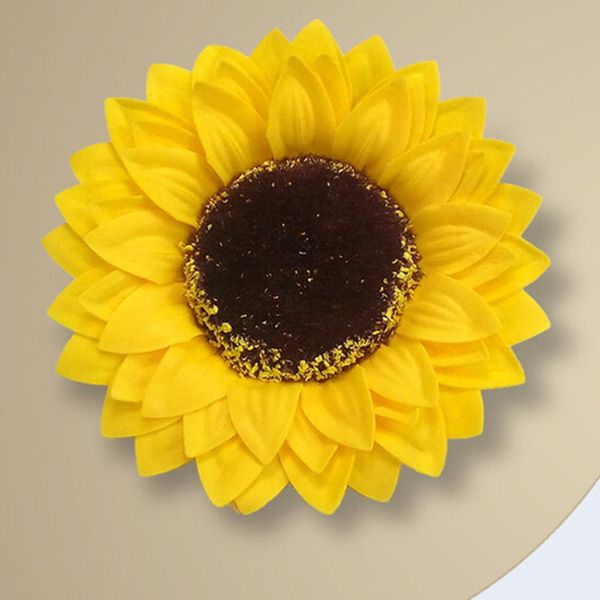 

25шт / уп ароматизированный practical vivid реалистичного sunflower искусственный soap цветы подарок на день рождения день матери рождество