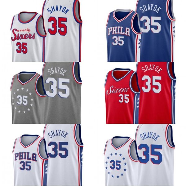 

philadelphia 76ers men marial shayok basketball jersey, Black