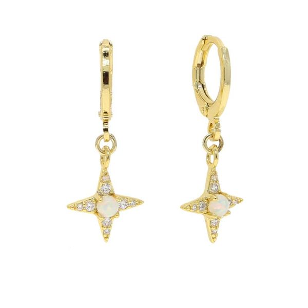 

2021 new arrival fashion classic geometric women dangle earrings asymmetric earrings of star female korean jewelry, Silver