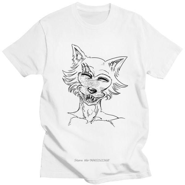 

gorgeous men beastars short sleeve cotton haru streetwear animal wolf anime furry manga harajuku hoodie designers t shirts sweatshirt