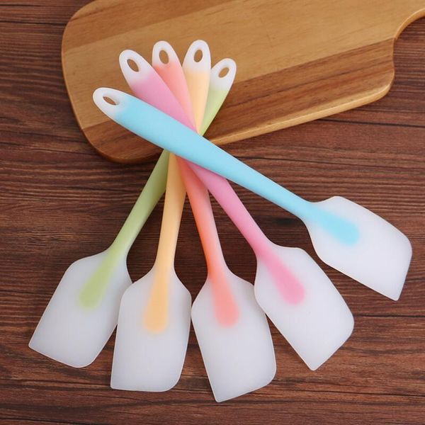 

new}sample order 5pcs large translucent pastry cake cream butter 27.5cm silicone spatula dhd2706