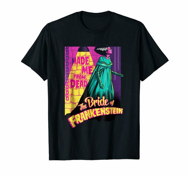 

made me from dead bride of frankenstein funny halloween black s 3xl new funny hoodie designers t shirts sweatshirt