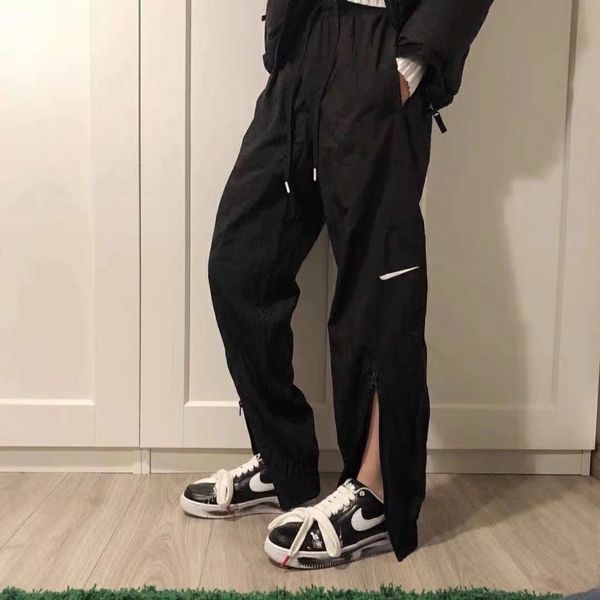 

0emeb nk функциональный крючок молния zippermen-х и ткут 2020 лето маленький небольшой ветер молнии ноги, женские брюки быстро сухой cn5305, Blue