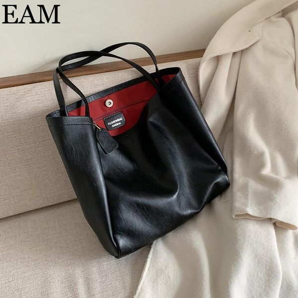 

eam] vintage pu кожа повседневная сумки женщины 2020 lux сумки и кошельки женские trend shoudler ручная сумка 8a053