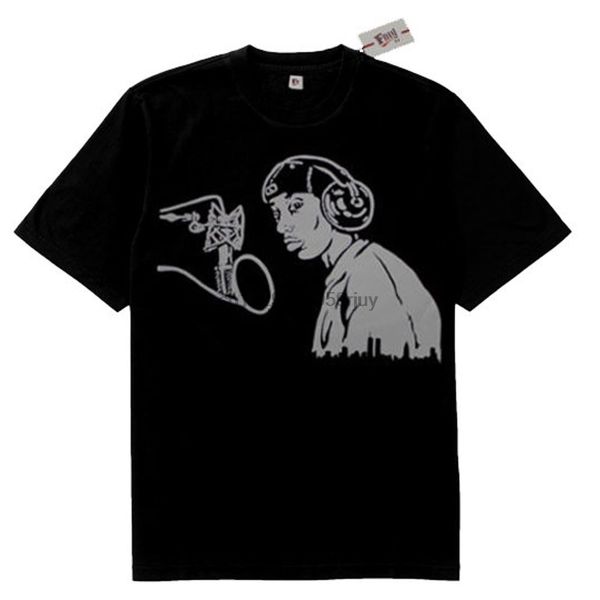 

sport black gray big l rapper flamboyant harlem finest hip hop shirt