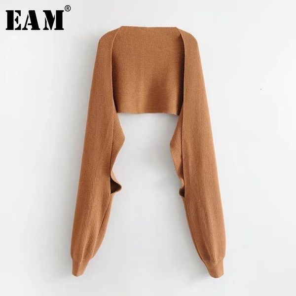 

[eam] women brief knitting multicolor black keep warm scarf new long personality fashion tide autumn winter 2020 jd56201, Blue;gray