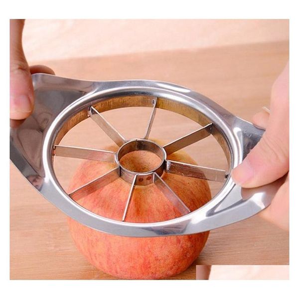

stainless steel slicer vegetable fruit slicer pear cutter corer processing kitchen slicing knives utensi jlldqq dhsybaby