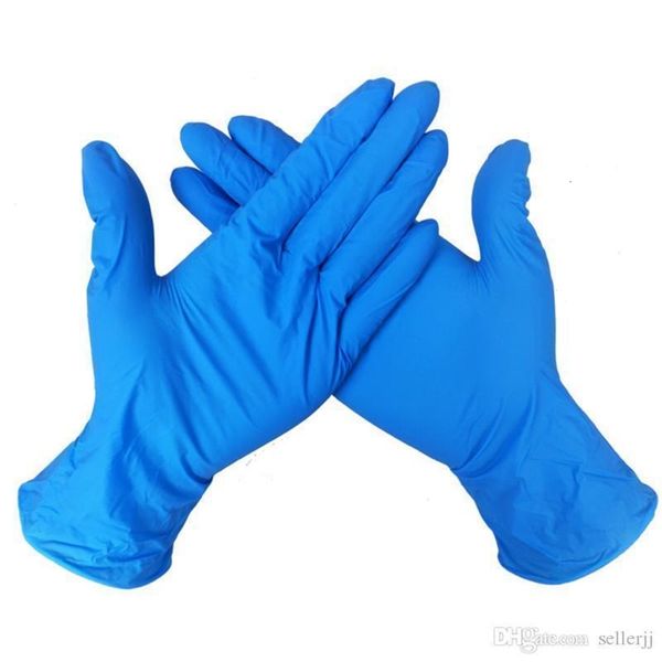 

factorys9swkitchen universal nitrile piece latex disposable 100 dishwashing // work rubber / garden gloves left and right