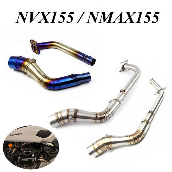 

for nvx 125 155 nmax155 nmax nvx125 nvx155 motorcycle front exhaust slip-on middle link escape moto pipe akrapovic ya0241
