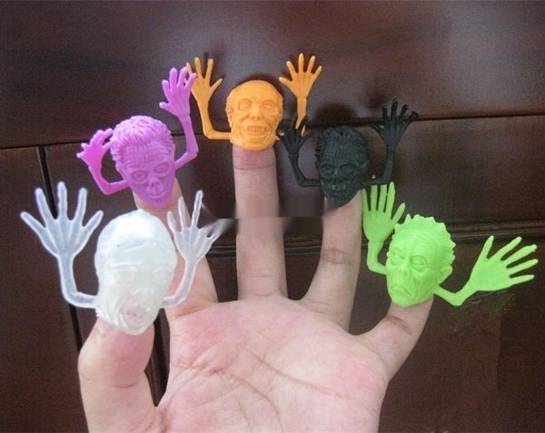 

vyvna cover plastic finger head ghost head bouncing halloween small scary bewitched toys diy decorative diy toys prop toy props pec9z