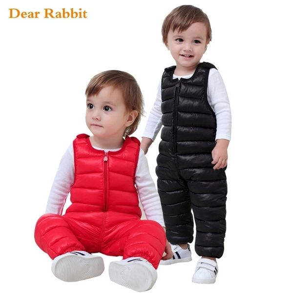 Nuovi pantaloni per bambini per le ghette delle ragazze Cotone caldo inverno bambino pantaloni pantaloni ragazzi pantaloni impermeabili per bambini Outwear tute per bambini LJ201019