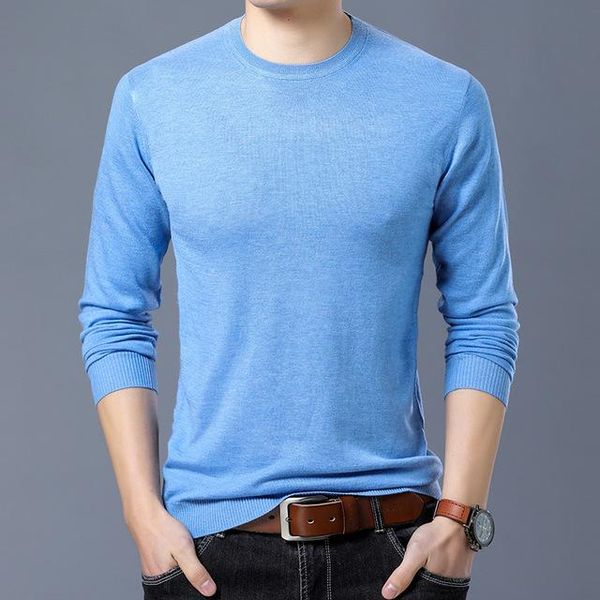 

men's sweaters male autumn winter round neck long sleeve sweater clothing loose slim warm knitted 1082, White;black