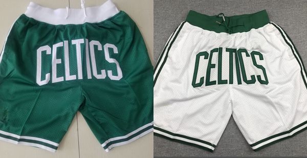 

boston celtics men just don hardwood basketball shorts, Black