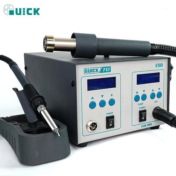 

quick 712 2 in 1 soldering station air gun rework station digital display adjustable soldering iron for pcb repair1