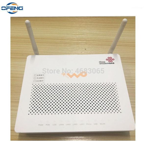 

fiber optic equipment 100% huawei original hg8347r epon gpon optical network unit onu ont with port 1ge+3fe+1tel+1usb+wifi, english firmware