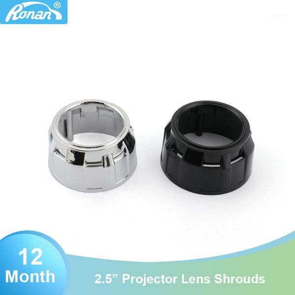 

other lighting system ronan car styling 2.5 inch bi xenon projector auto headlamp masks diy headlights lens waterproof cover black&sliver sh