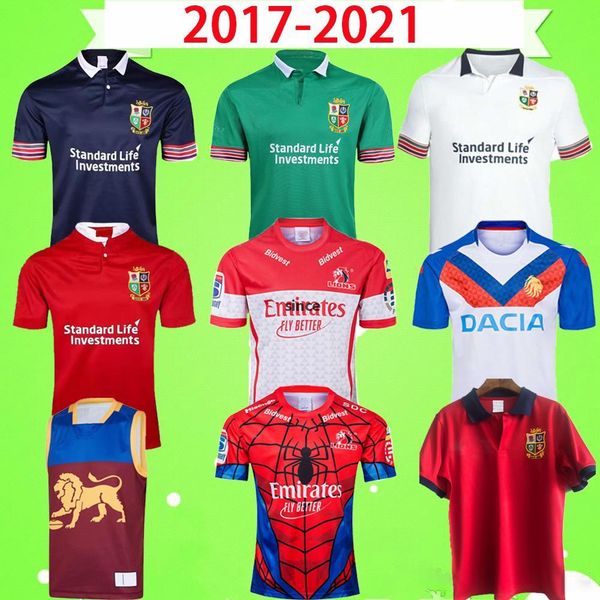 

2017 2020 2021 lions rugby league jersey ndigenous version nine system ireland england retro classic hero vintage souvenir edition mens s-xl, Black;gray