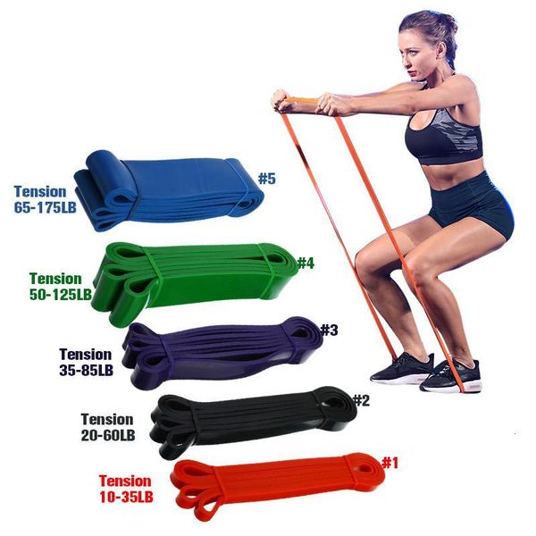 

7 level yoga training belt pull up resistance athletic power rubber bands gym fitness equipment strength training tool