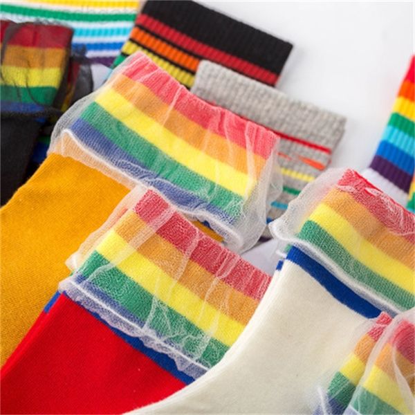 

cute 20191123 new women's creative middle socks sleeve, Black;white