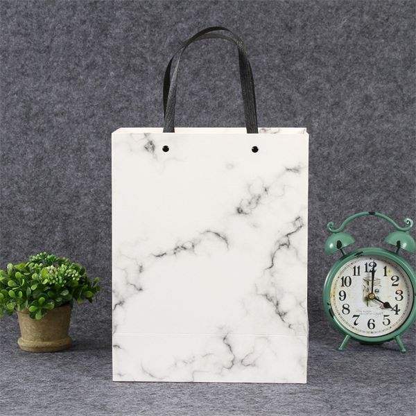 

marbling handbag white cardboard gift clothing packing bag originality fashion packaging bags selling with various patterns 2 63lf4 j1