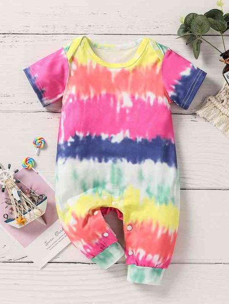 

baby tie dye jumpsuit she, Blue