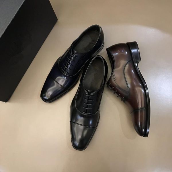 

dress shoes men's fashionable and comfortable leather, Black