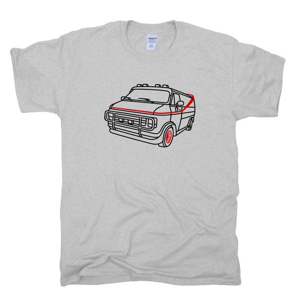 

brand t-shirt men 2019 fashion gmc vandura a-team bus b.a. us action film baracus fun t-shirt s-xxl t shirts sport hooded sweatshirt hoodie